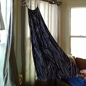 Black and White Merona Maxi Sundress, Size S
